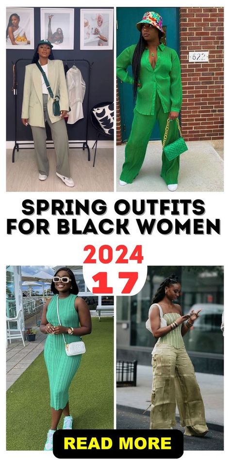 Dive into the marine-inspired spring outfits for black women. This collection takes cues from ocean hues and nautical themes, offering a fresh, breezy wardrobe perfect for spring days. Spring Outfits Black Women 2024, Spring Looks For Women 2024, Spring 2024 Fashion Trends Black Women, Brunch Outfit Black Woman Spring Casual, Rainy Brunch Outfit, Saturday Outfit Ideas, Church Outfit Black Women Summer, Spring Fashion Black Women, Casual Spring Outfits Black Women