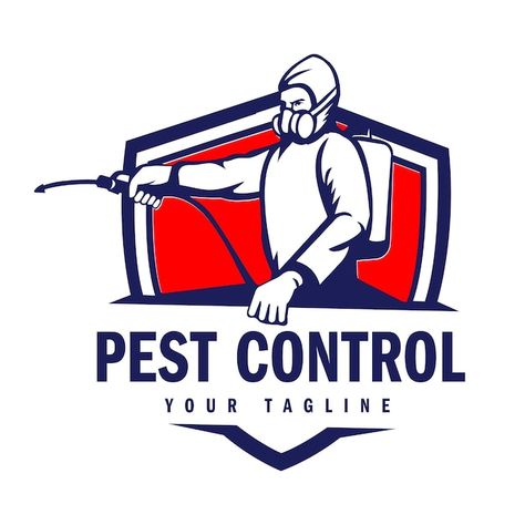 Handdrawn pest control logo design vecto... | Premium Vector #Freepik #vector #protection #fly #nature #stop Pest Control Logo, Logo Psd, Technology Icon, Vector Logo Design, Man Logo, Card Banner, Presentation Template Free, Poster Invitation, Cartoon Clip Art