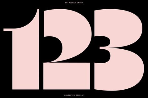 Ombra Is A Font That’s Bound To Inspire Artistic Ambitions – PRINT Magazine Chunky Font, Geometric Font, Futuristic Fonts, Typography Branding, Typography Love, Graphic Design Fonts, Typeface Design, Geometric Circle, A Font