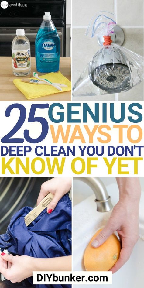 Ways To Deep Clean Your Home, Cleaning Hacks New House, How To Start Deep Cleaning Your House, At Home Cleaning Products, How To Clean Everything In Your House, Hacks For Cleaning House, Things To Deep Clean In Your House, Natural Cleaning Hacks Tips And Tricks, Deep Clean House In One Month