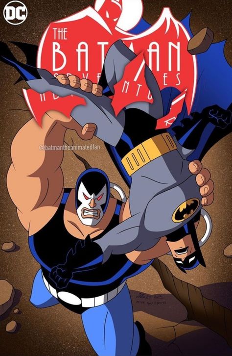 The Batman Adventures Dcau Style, Bane Art, Batman Anime, Batman Cover, Batman Dark Knight Rises, Original Batman, Batman Tas, Batman Animated Series, Batman Adventures