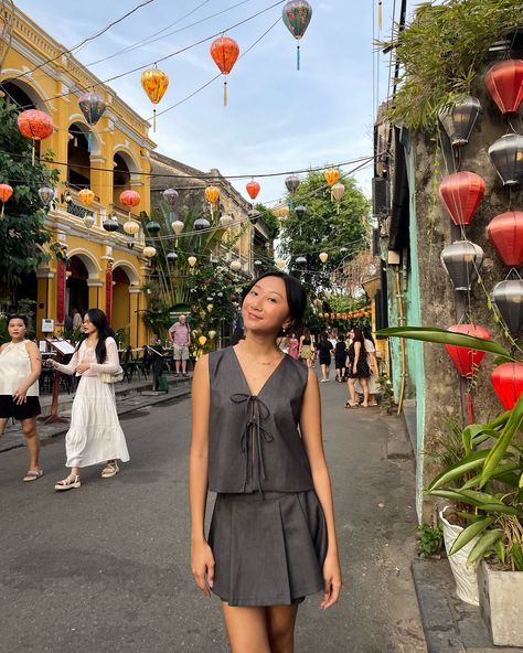 da nang recap Hanoi Aesthetic, Vietnam Ootd, Vietnam Outfits, Vietnam Outfit, Trip Fits, Vietnam Trip, Thailand Outfit, Da Nang Vietnam, Hoi An