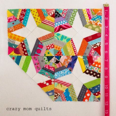 Spider Web Quilt, Spiderweb Quilt, Pineapple Quilt, String Quilt, Crazy Quilt Blocks, Crazy Mom, String Quilts, Quilt Care, Crazy Patchwork