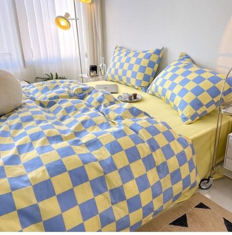 Bright Duvet Covers, Cool Bedsheets, 80s Bedsheets, Colourful Bedsheets, Cute Duvet, Retro Bedding, Cute Duvet Covers, Fresh Bedding, Cute Bedding