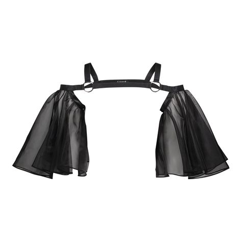 Moxy Sleeve Harness – LLESSUR NYC Circle Sleeve, Elastic Harness, Period Outfit, Full Circle, The Club, Flared Sleeves, O Ring, Street Fashion, Elastic Band