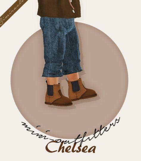 Simiracle: Chelsea Boots Toddler Version • Sims 4 Downloads Toddler Shoes Cc, Sims 4 Child Shoes, Outfits With Chelsea Boots, Sims 4 Cc Boy, Sims 4 Descendants, Saint Laurent Chelsea Boots, Shoe Custom, Child Shoes, Ts4 Mods