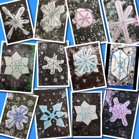 Mrs. Knight's Smartest Artists Snowflake Bentley Activities, Snowflake Bentley, Snowflake Art, January Art, Snowflakes Art, Snow Theme, Winter Art Projects, 5th Grade Art, Elementary Art Projects