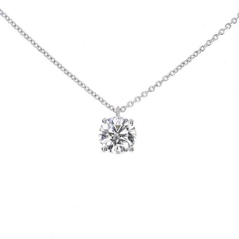 Pre-owned Tiffany & Co. Brilliant Cut Diamond Platinum Pendant (21,370 NZD) ❤ liked on Polyvore featuring jewelry, necklaces, accessories, joias, drop necklaces, platinum necklace, cable chain necklace, pre owned jewelry, womens jewellery and tiffany & co necklace Diamond Necklace Tiffany, Bear Claw Necklace, Diamond Necklace Simple, Platinum Pendant, Diamond Pendant Jewelry, Drop Necklaces, Tiffany And Co Jewelry, Tiffany And Co Necklace, Tiffany Necklace