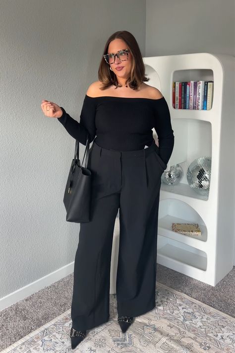 A&F Sloane Tailored Pant curated on LTK Office Wear For Mid Size Women, Plus Size Tailored Pants, Plus Size Secretary Outfits, Law Firm Outfits Women Plus Size, Curvy Black Outfit, Party Guest Outfit Casual, Midsize Fall Outfits 2024 Work, Black Pants Outfit Plus Size, Casual Work Outfits Women Plus Size