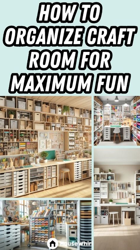 🔒

Tired of a cluttered craft room? Learn how to organize your craft supplies and tools for easy access and maximum creative fun! This post includes tips on organizing by project, color, and type of craft, as well as storage solutions for everything from fabric to yarn to beads.

#craftroomorganization #craftroom #craftstorage #diy #organization Creative Space Organization, Organize Crafts Small Space, Hobby Organization Storage Solutions, Craft Room Wall Ideas, How To Organize Craft Room, Basement Craft Room Ideas, Cheap Craft Room Storage Ideas, Storage For Craft Room, Craft Room Set Up