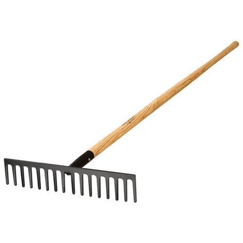 AM Leonard Straight Rake with Ash Handle  165 Inches16 Tines -- You can get more details by clicking on the image. Gardening Design Diy, Good Comedy Movies, Farm Tools, Top Soil, Forged Steel, Garden Tools, Ash, Tools