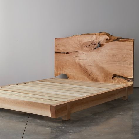 Live Edge King Size Bed, Low Profile Wood Bed Frame, Wooden Floating Bed Frame, Live Edge King Size Headboard, Rustic Wood Bed Frame Platform, Sideways Queen Bed, Love Edge Headboard, Wooden Bed Frame Design Wood Headboard, Live Edge King Headboard