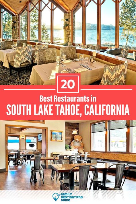 South Lake Tahoe Restaurants, Lake Tahoe Restaurants, Creepy Wedding, Oyster Restaurant, Dinner Places, Family Destinations, Brunch Spots, South Lake Tahoe, California Dreaming