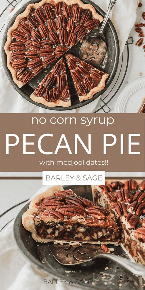 Date Pie Recipes, Desserts With Dates, Healthy Pecan Pie, Apple Pecan Pie, Perfect Pie Crust Recipe, Caramel Pecan Pie, Favorite Pie Recipes, Date Syrup, Pecan Pie Filling