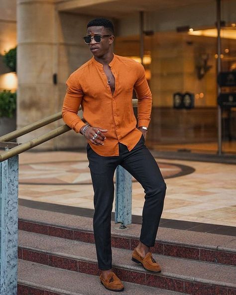 My Personal Style, Black Men Fashion Casual, Cotton Long Sleeve Shirt, Black Men Fashion, Way To Go, Johannesburg, Color Combination, Mens Fashion Casual, Fashion Lifestyle