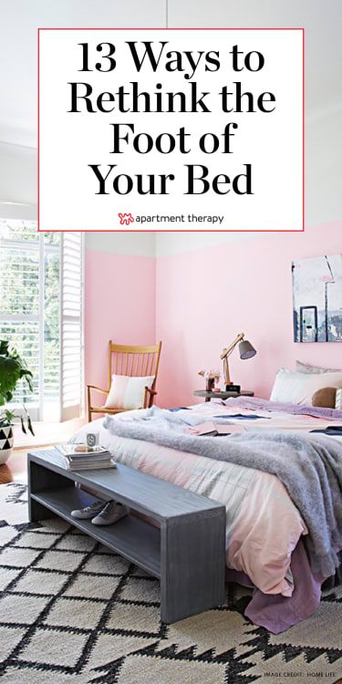 Bed Without Footboard, End Of Bed Seating, Bed Placement, Modern Apartment Design, Storage Bench Bedroom, Design Your Bedroom, Bed Apartment, Storage Kids Room, Low Bed