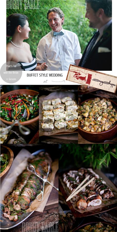 Photos by Bobby Earle Catering Inspiration, Cap Steak, Lasagna Cupcakes, Chicken Roulade, Roasted Yams, Foodie Wedding, Cross Wedding, Buffet Style, Family Style Dinner