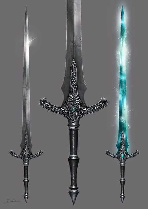 Types Of Swords, 다크 판타지, Cool Swords, Dungeons And Dragons Homebrew, Fantasy Armor, Armor Concept, Arte Fantasy, 판타지 아트, Fantasy Inspiration