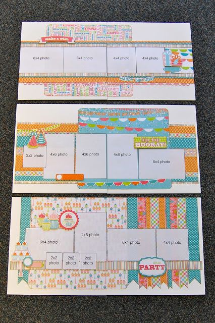 scrapbook generation: Weekend prizes for SG's online celebration! Pride Scrapbook Layout, Scapebook Design, Birthday Scrapbook Layouts, Birthday Scrapbook Pages, Scrapbook Generation, Scrapbook Layout Sketches, Birthday Scrapbook, Multi Photo, Scrapbook Templates