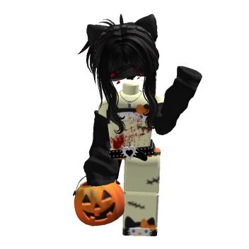 Halloween Roblox Avatar Y2k, Roblox Halloween Outfits Ideas, Halloween Roblox Avatar Ideas, Roblox Outfits Halloween, Hello Kitty Roblox Avatars, Halloween Roblox Avatar, Roblox Halloween Outfits, Roblox Costume, Halloween Oc