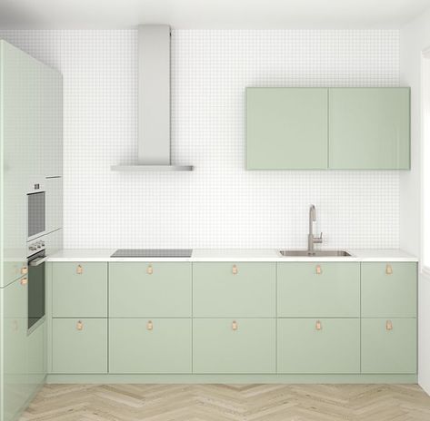 Kitchen Light Green, Small Kitchen Design Layout, Formica Kitchen, Pista Green Colour, Pista Green, Kitchen White, Kitchen Light, Kitchen Designs Layout, Design Layout