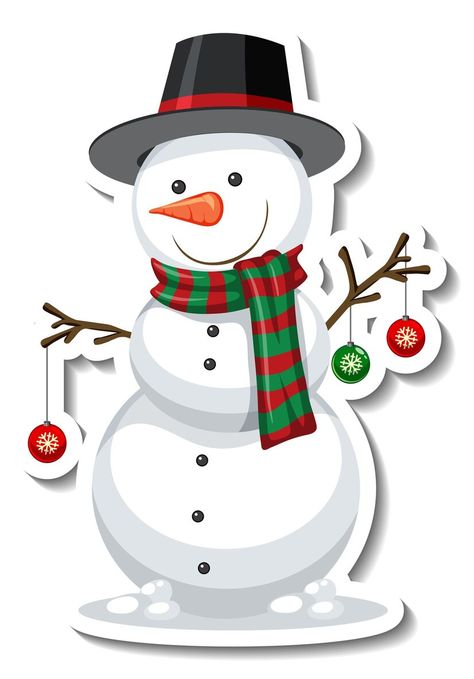 Snow Stickers, Christmas Tree Wall Decal, Retro Snowman, Christmas Maze, Coquette Winter, Merry Christmas Font, Snowman Cartoon, Winter Basics, Snowman Png