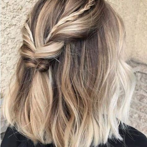 Braided Blunt Lob Tuns Bob Lung, Lob Styling, Prom Hairstyles For Short Hair, Peinados Fáciles Para Cabello Corto, 4c Hair, Short Hair Balayage, Penteado Cabelo Curto, Festival Hair, Hair Images