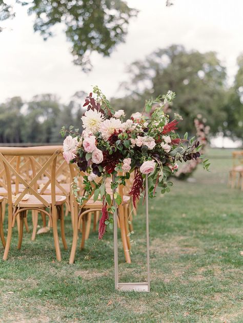 Wood Wedding Arches, Wedding Walkway, Dinner Reception, Aisle Flowers, Wedding Ceremony Flowers, Elegant Dinner, Floral Backdrop, Ceremony Flowers, Aisle Decor