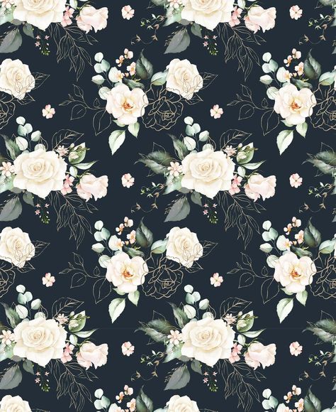 Geometric Wallpaper Black, Geometric Triangle Wallpaper, Outline Wallpaper, Dark Floral Pattern, Floral Mural, Art Deco Lines, Van Gogh Almond Blossom, Palm Leaf Wallpaper, Forest Mural