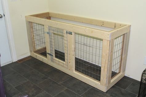 My wonderful husband built this awesome dog kennel in a few hours on Saturday afternoon.           He used 2x4s for the frame, fence w... Building A Dog Kennel, Cheap Dog Kennels, Dog Boarding Kennels, Indoor Dog Kennel, Diy Dog Crate, Dog Kennel Cover, Dog Kennel Furniture, Diy Dog Kennel, Crate Diy