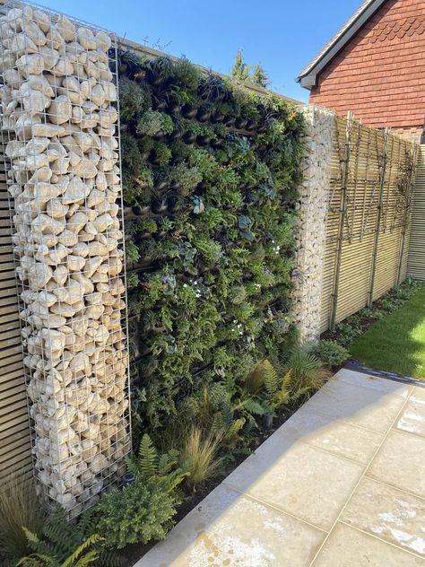 Living Wall Garden, Green Wall Garden, Garden Wall Designs, Vertical Garden Indoor, Irrigation Systems, Terrace Decor, Stone Wallpaper, Privacy Walls, Vertical Gardens