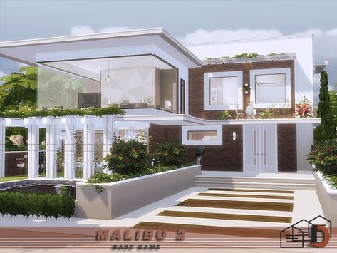 Sims 4 Modern House, Penthouse Ideas, Lotes The Sims 4, Sims Furniture, The Sims 4 Lots, Sims 4 Family, 2 House, Sims 4 House Building, Tiny House Layout