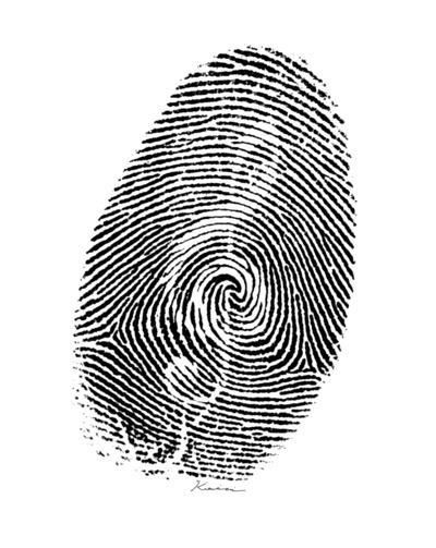 Fingerprint, Black And White, Music, White, Black