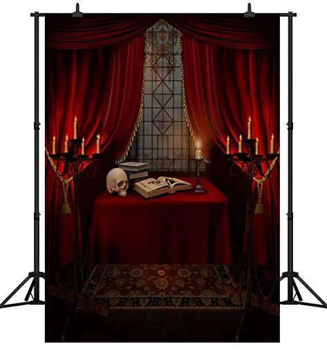 Window Forest View, Shower Portrait, Antique Study, Skull Photo, Studio Booth, Night Window, Scary Night, Background Photo Studio, Themed Photography