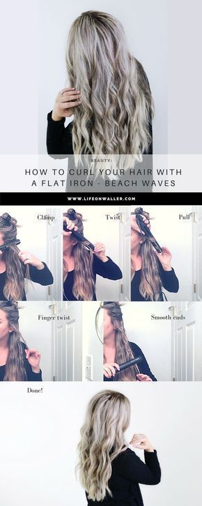 how to curl your hair with a flat iron! Make big curls or beach waves! Check out this super easy hairstyle by curling with your straightener! Hair tutorial, loose curls, loose waves. curly hair. Cute hairstyles, trending. Super Easy Hairstyles, Curl Your Hair, Flat Iron Curls, Beach Wave Hair, Curls For Long Hair, Flat Irons, Loose Waves Hair, Big Curls, Flat Iron Hair Styles