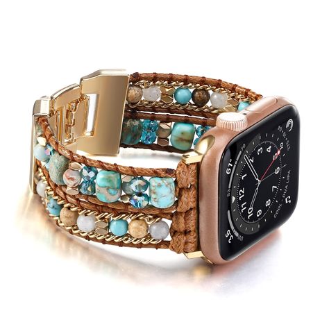 PRICES MAY VARY. 🌴Compatible Models: Boho apple watch band bracelet 38mm 40mm 41mm, 42mm 44mm 45mm 49mm for Women Men, compatible for beaded apple watch band Series 9, Series 8, Series 7, Series 6, Series 5, Series 4, Series 3, Series 2, Series 1, SE, Ultra, Ultra 2 all apple watch 🌴Easy to adjust: Three folding clasps in each boho iWatch band bracelet mean a perfect fit for maximum comfort. Simply remove a folding clasp to resize the band, no tools needed! Fit wrist size from 5.1" to 7". Plea Samsung Watch, Apple Watch Bracelets, Watch Band Bracelet, Bracelets With Meaning, Ultra Series, Craft Stuff, 38mm Apple Watch Band, Wrap Bracelets, Band Bracelet