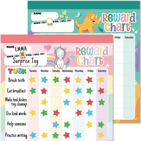 Toddler sticker chart