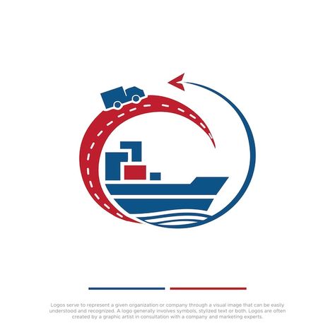 Logo For Export Company, Shipping Logo Design, Shipping Company Logo, Ship Logo Design, Shipping Logo, Trading Logo, Travel Brochure Design, Flight Logo, Boat Silhouette