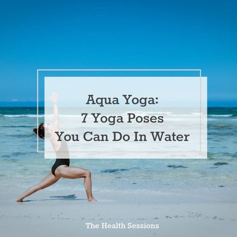 Water Yoga Exercises, Water Yoga Poses, Water Aerobics Workout, Swimming Pool Exercises, Asana Yoga Poses, Aqua Yoga, Water Yoga, Aqua Fitness, Pool Workout