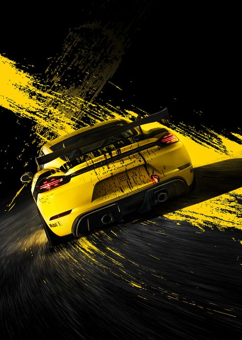 Der neue 718 Cayman GT4 Clubsport. on Behance Cool Truck Accessories, Mustang Wallpaper, Car Tattoo Design, Lexus Lfa, Cayman Gt4, Sports Car Wallpaper, Porsche 912, Cool Car Drawings, Porsche 993