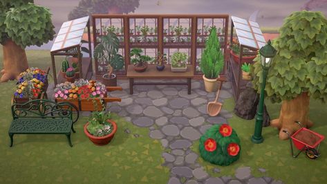 Animal Crossing Greenhouse Ideas, Acnh Flower Shop, Cottagecore Animal Crossing, Acnh Inspiration, Coastal Beach House, Animal Crossing Wild World, Deco Nature, New Animal Crossing, Animal Crossing New Horizon