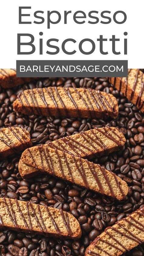 Espresso Biscotti Recipe, Espresso Powder Recipes, Espresso Biscotti, Best Biscotti Recipe, Biscotti Flavors, Easy Delicious Breakfast, Espresso Dessert, Biscotti Recipes, Coffee Biscuits