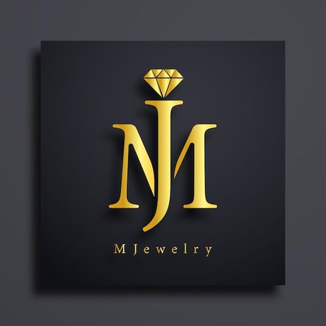 J&m Logo, M J Logo, J Monogram Logo, J Monogram, J Logo, Gold Gradient, M Logo, M J, Gold Logo