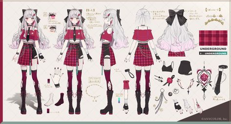 Character Sheets Design, Vtuber Character Sheet, Vtuber Reference Sheet, Character Concept Art Sheet, Character Sheet Reference, Character Ref Sheet, Crystals Art Drawing, Character Design Sheet, Vtuber Design