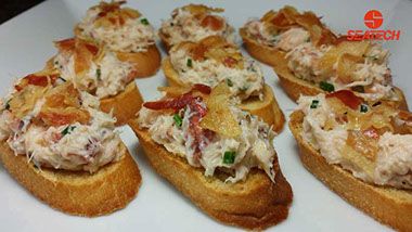 Crab Bruschetta, Crabmeat Dip, Brushetta Appetizers, Bruschetta Appetizers, Tajin Recipes, Bruschetta Appetizer, Simple Sides, Pancetta Recipes, Crispy Pancetta