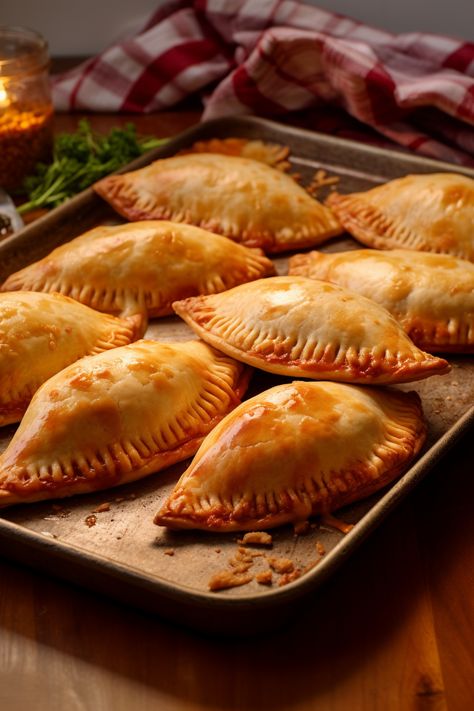 Hand Pies Savory, Hand Pie Recipes, Hand Pie, Chili Cheese, Flaky Crust, Hand Pies, Lemon Cookies, Lemon Blueberry, Hearty Meals