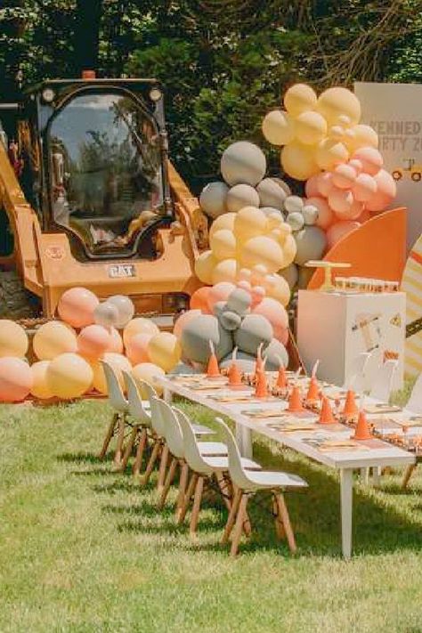 Construction Site Birthday Party, Construction Birthday Party Ideas, Toddler Boy Birthday, Construction Theme Birthday, Construction Theme Birthday Party, Construction Theme Party, Party Zone, Construction Birthday Party, Toddler Birthday Party