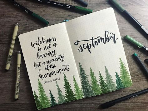 September Bullet Journal Ideas, Bullet Journal Week, September Bullet Journal, Bullet Journal September, March Bullet Journal, Bullet Journal Month, Bullet Journal Quotes, Month Of September, Bullet Journal Cover Page