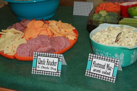 Rock Gender Reveal Ideas, Born To Rock Birthday Party Food, Rock Star Party Food, Rock N Roll Themed Food, Rock And Roll Birthday Party Food, Grunge Baby Shower Ideas, Rock And Roll Party Food Ideas, Music Themed Food Ideas, Rock N Roll Food Ideas