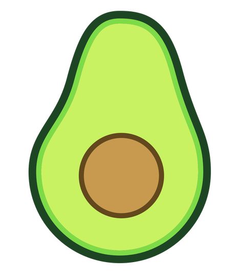 Avocado Template, Avocado Drawing, Avocado Tattoo, Avocado Cartoon, Avocado Art, Phone Template, Avocado Fruit, Christmas Tree Coloring Page, Recipe Scrapbook